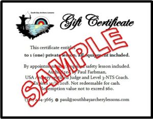 Gift Certificates Are Available!!!